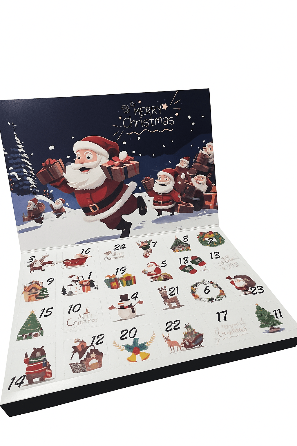 3D Printed Advent Calendar — Flexi Creatures, Ornaments, Clickers & Keychains (Pre - Order) - Rocket Forge 3D
