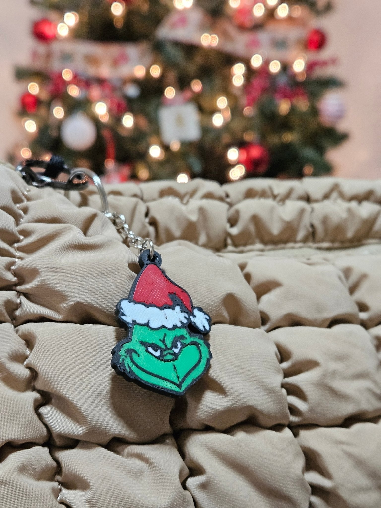 Grinch Ornament & Keychain Set - Rocket Forge 3D