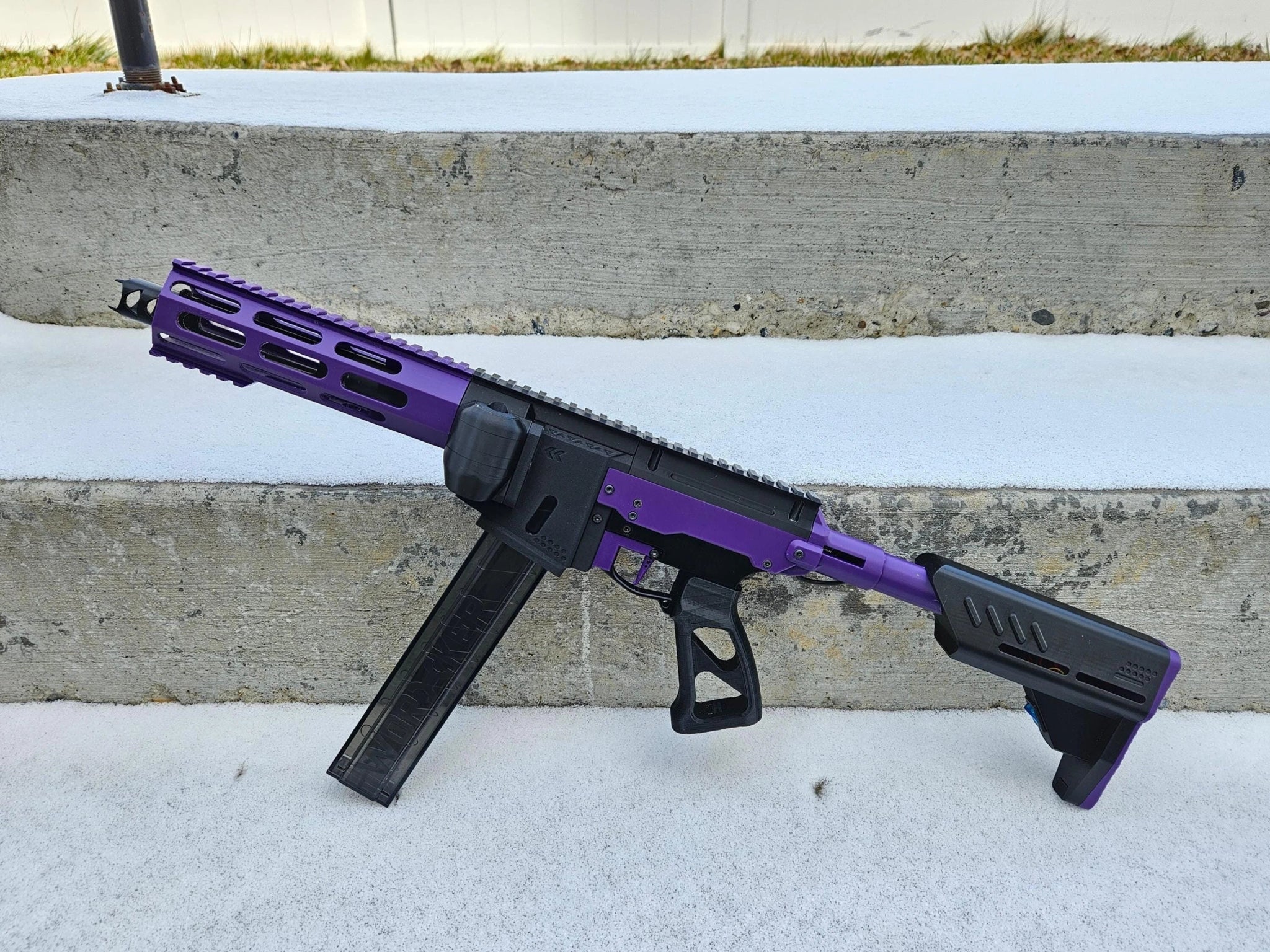 Gryphon - X — High - Speed CQB Foam Dart Blaster | Angled Mag Ready - Rocket Forge 3D