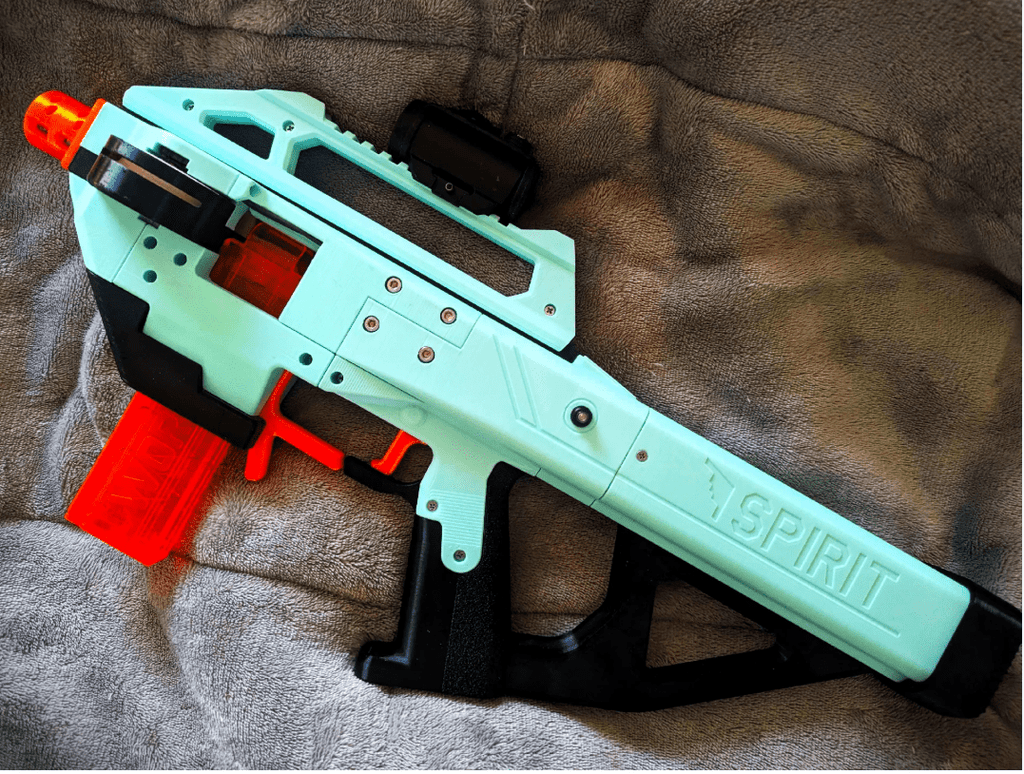 Spirit Blaster — Custom 3D - Printed Foam Blaster | Printed Kits + Fully Assembled | Modular, Lightweight, High - Performance - Rocket Forge 3D