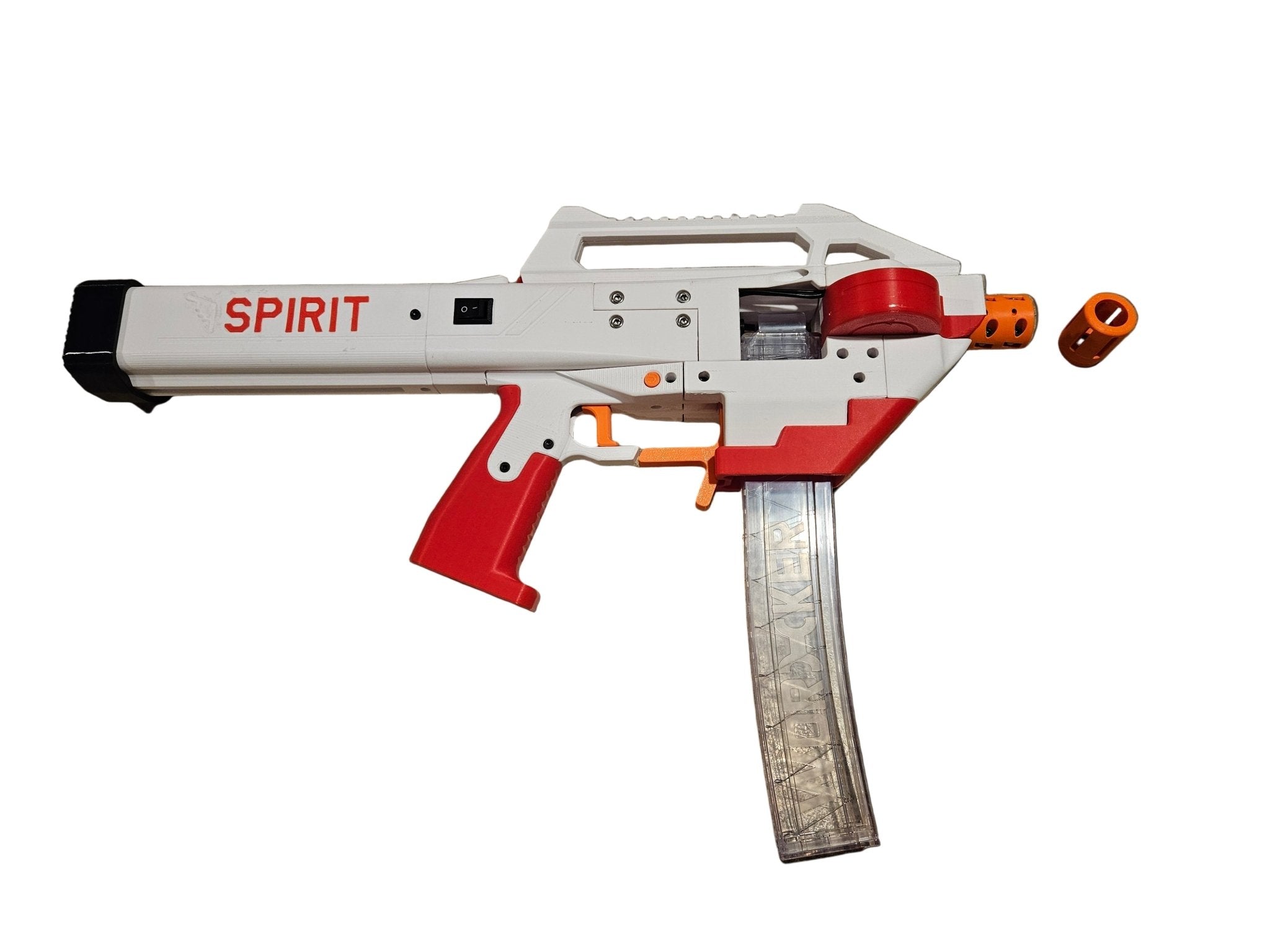 Spirit Blaster — Custom 3D - Printed Foam Blaster | Printed Kits + Fully Assembled | Modular, Lightweight, High - Performance - Rocket Forge 3D